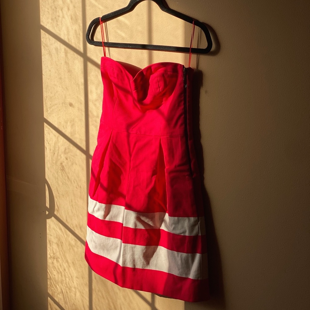 Zara strapless dress